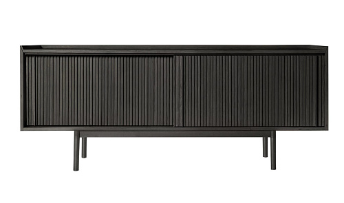 Тумба с двумя дверями Sipario Low Black