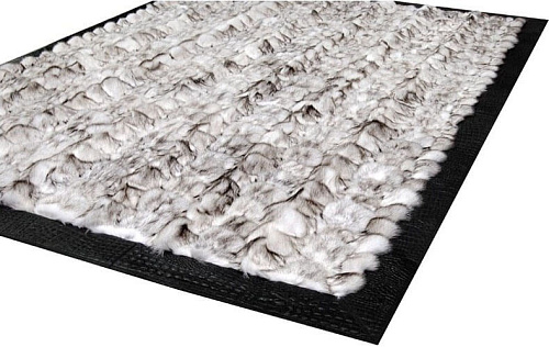 Ковер из меха и кожи Fur Grey Fur