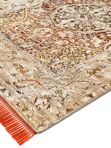 Роскошный узелковый ковер ручной работы Gold