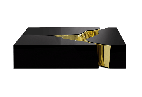Журнальный столик Fissure Black Gold