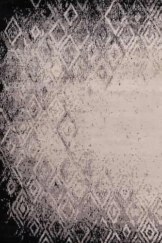 Ковер из бамбукового шелка индийский Abstract