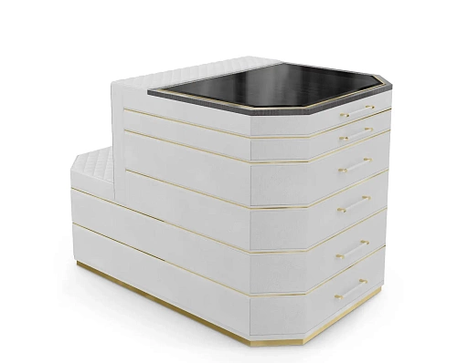 Гардеробный остров серый Cadence