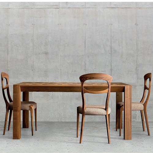 Стілець із масиву волоського горіха Capotavola Natural