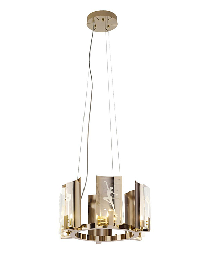 Круглая люстра Soft Gold
