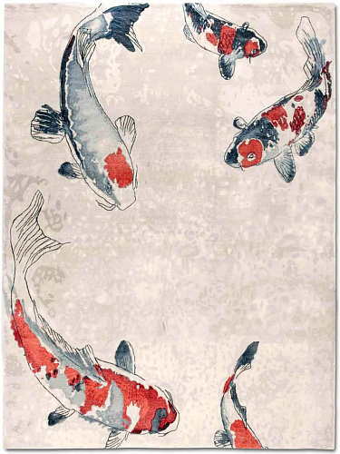 Элитный ковер ручной работы Fish Sand