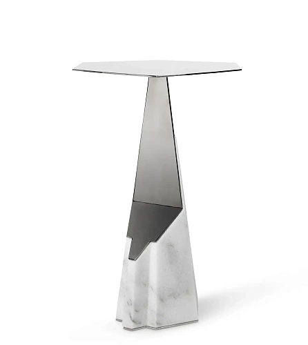 Приставной столик серый Halo