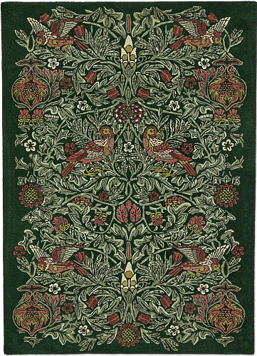 Ковер ручной работы Bird Tump Green 128307