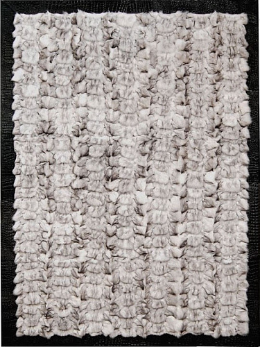 Ковер из меха и кожи Fur Grey Fur