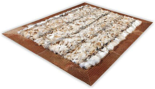 Ковер из меха и кожи Coyote Croco Fur
