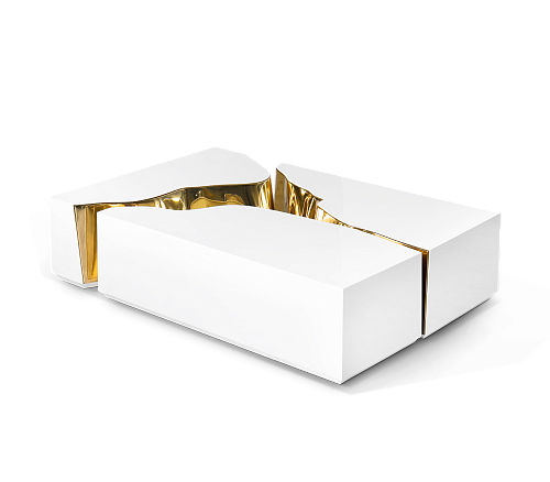 Журнальный столик Fissure White