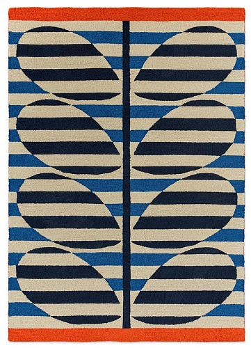 Килим вуличний Striped Branch Azure