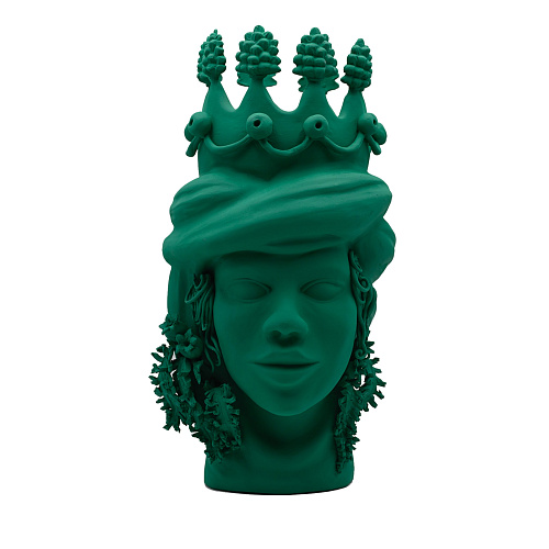 Зелёная скульптура Moor's Head