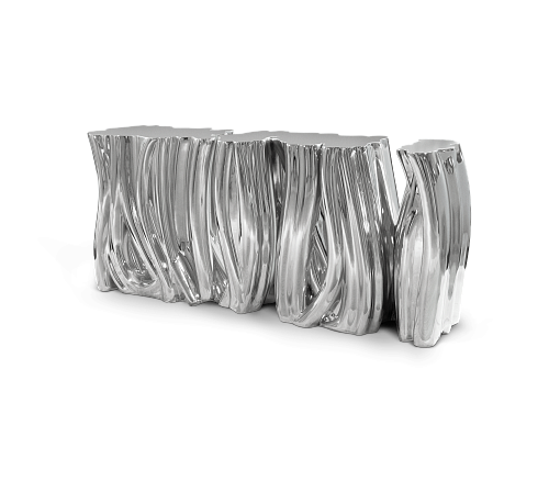Тумба Monochrome Silver Premium