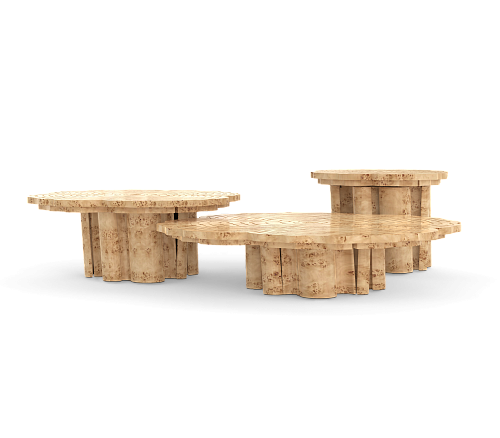 Журнальный столик Fortuna Poplar 3-Piece Set