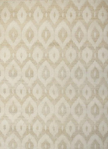 Килим шерстяний бежевий Ikat