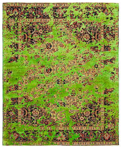 Ковер Serapi Queensbury Doublesky Yellow Neongreen Silk