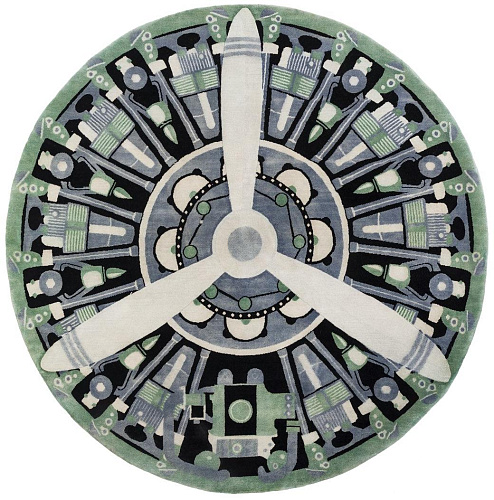 Круглый ковер эксклюзивный Италия Rotor