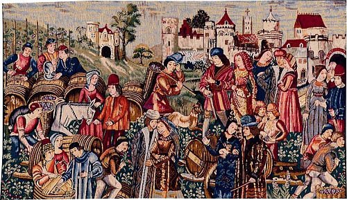Гобелен Wine Market