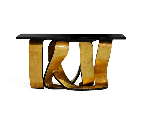 Консоль Ribbon Gold Leaf