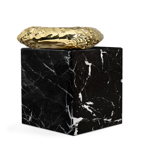 Приставной столик Megalith Nero Marquina