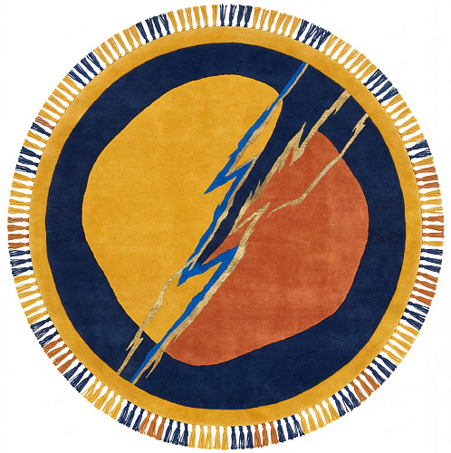 Ковер авторский Lightning Crest Gold