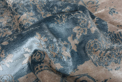 Ковер ручной работы Bamboo Silk Blue