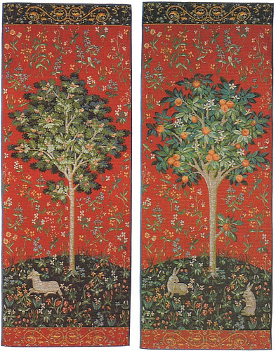 Гобелен Set of 2 tapestries: Tree