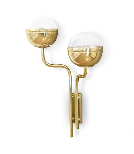 Настенный светильник Sleek Brass