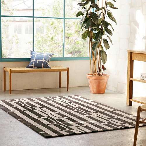 Килим Block Stripe Charcoal