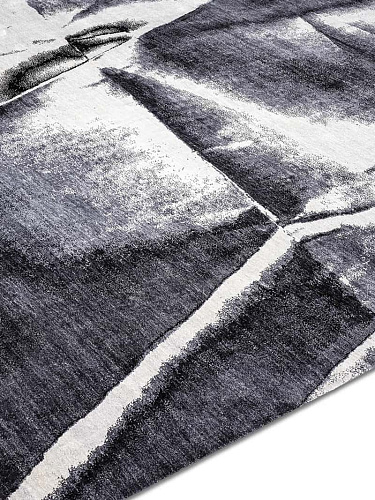 Элитный узелковый ковер ручной работы Black & White