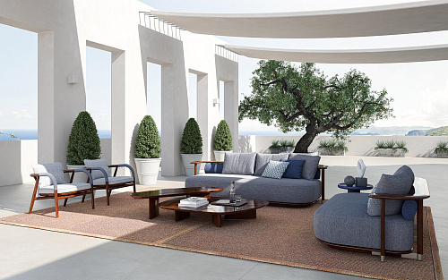 Уличное кресло с подлокотниками Jiselle