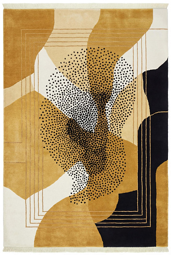Дизайнерский ковер Abstract Figure Gold