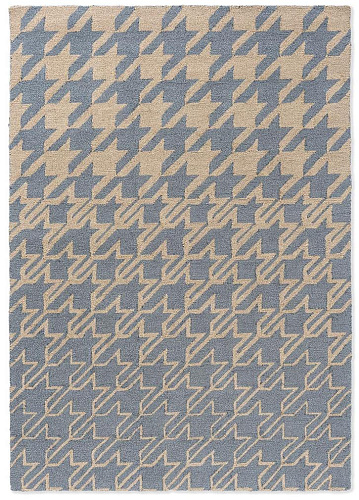 Уличный ковер TB Houndstooth Wa Bl 455708