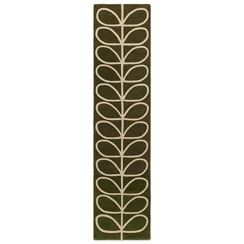 Ковровая дорожка Linear Stem Olive
