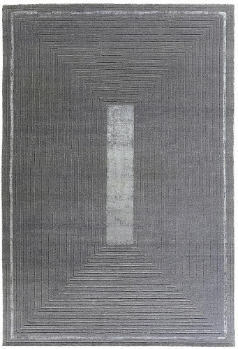 Ковер геометрический ручной работы Grey Frame