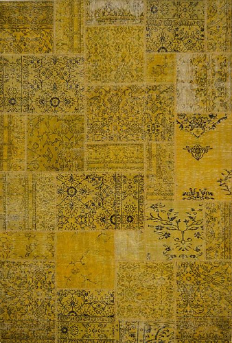 Килим печворк Yellow