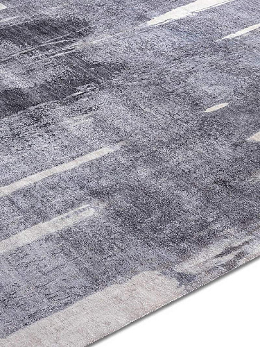 Роскошный узелковый ковер ручной работы Dark Grey