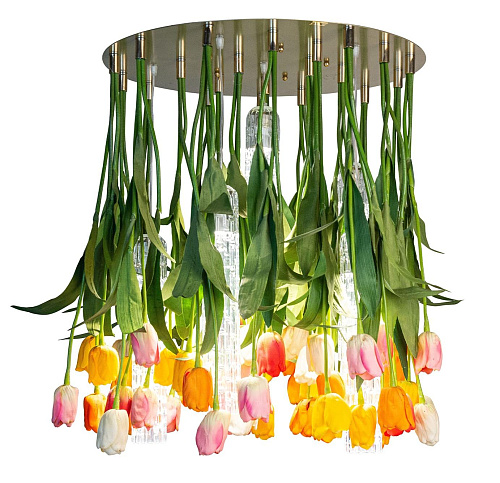 Круглая люстра Tulip
