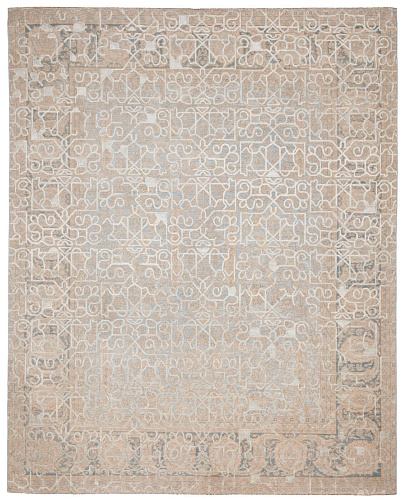 Ковер Tabriz Wooster Hayat 1 Skyblue Silvergrey Silk