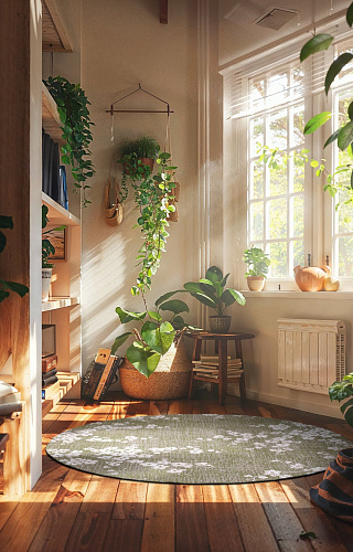 Круглый ковер Бельгия Wet Garden