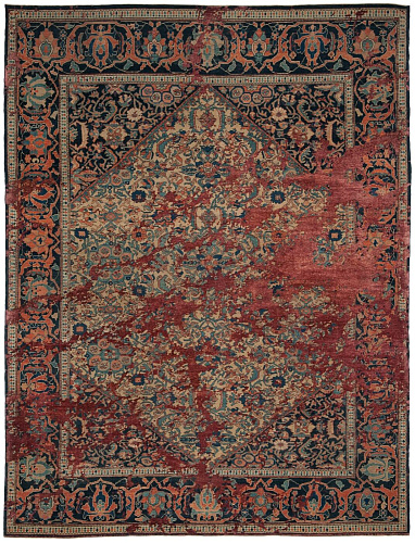 Ковер эксклюзивный Serapi Queensbury Sky Yellow Brownred Silk