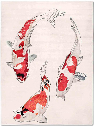 Оригинальный ковер Fish Original on White