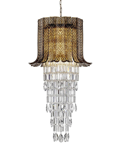 Люстра с листьями Murano