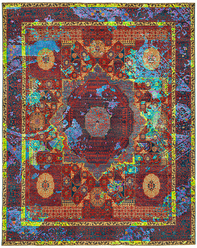 Ковер эксклюзивный Mamluk Columbus Tagged Red Neonmulti Silk