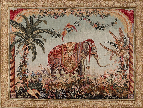 Гобелен Elephant with Border