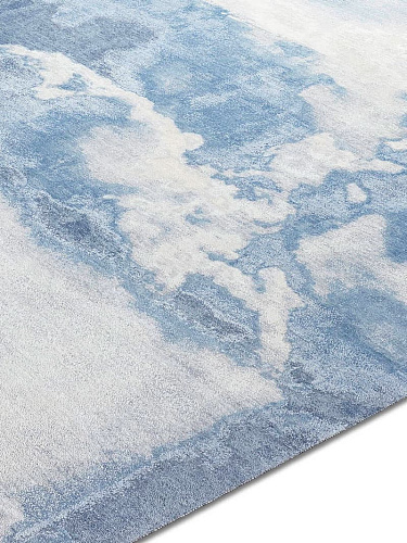 Оригинальный узелковый ковер ручной работы Clouds Blue