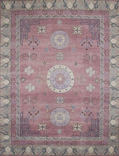 Ковер из шерсти Khotan Purple
