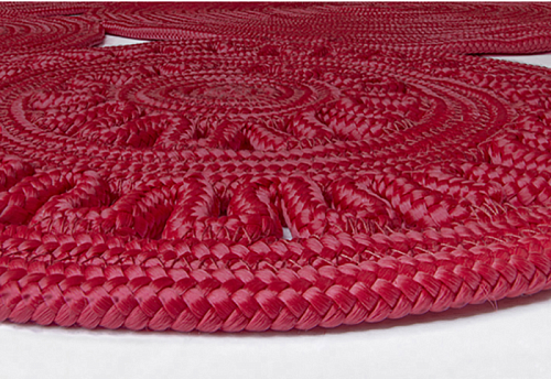 Ковер ручной работы Patchwork Red