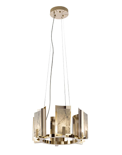 Круглая люстра Carrara Gold