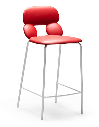 Красный барный стул SG-65 Nube